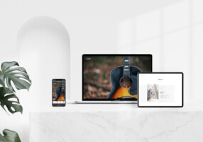 ホームページ制作|flayn様(楽器店) Web制作 ギターショップ IT Agency